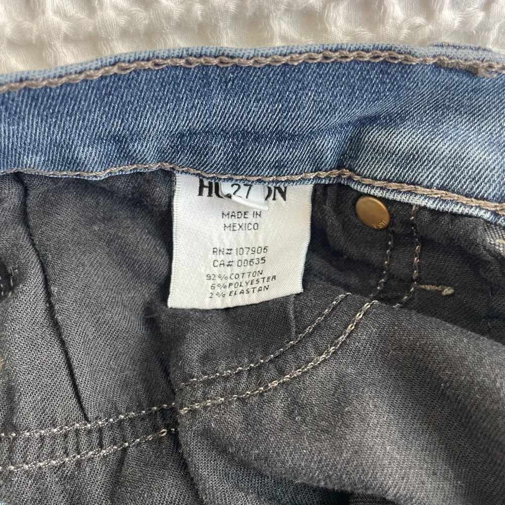 Hudson Jeans Blue Denim Skinny Low Rise Stretch Classic Wash | Size 27 - Picture 14 of 15